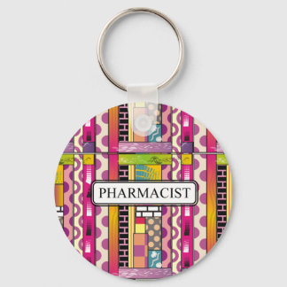 Artsy Pharmacist Keychain