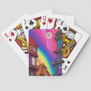 Artsy Rainbow Playing Cards