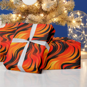 Artsy Striped Design Wrapping Paper