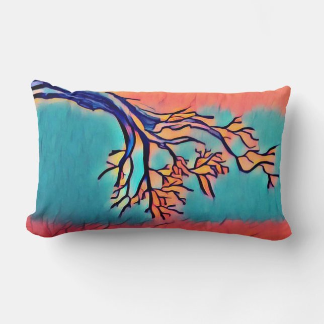 Artsy Tree Pillow (Front)