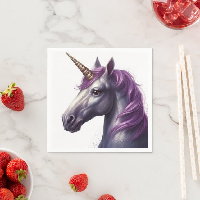 Artsy Unicorn Napkin (Insitu)