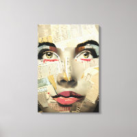 Artsy Unique Digital Art | Pretty Lady Abstract