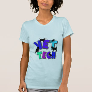 Artsy Vet Tech Gifts, Unique artist drawn design T-Shirt