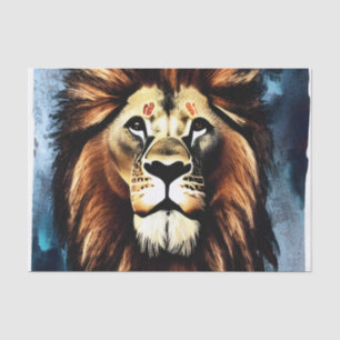 Artsy Wild African Lion Tissue Paper