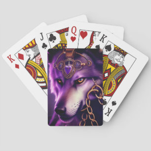 Artsy Wolf Playing Cards