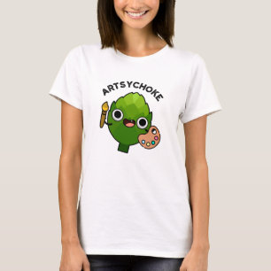 Artsychoke Funny Veggie Artichoke Pun  T-Shirt