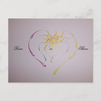 artwork 011, Rain                              ... Postcard