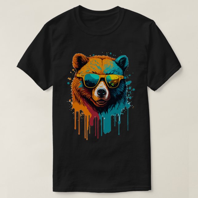 Artwork Bear T-Shirt (Design Front)