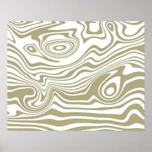 Artwork de marbre Abstrait   Affiche