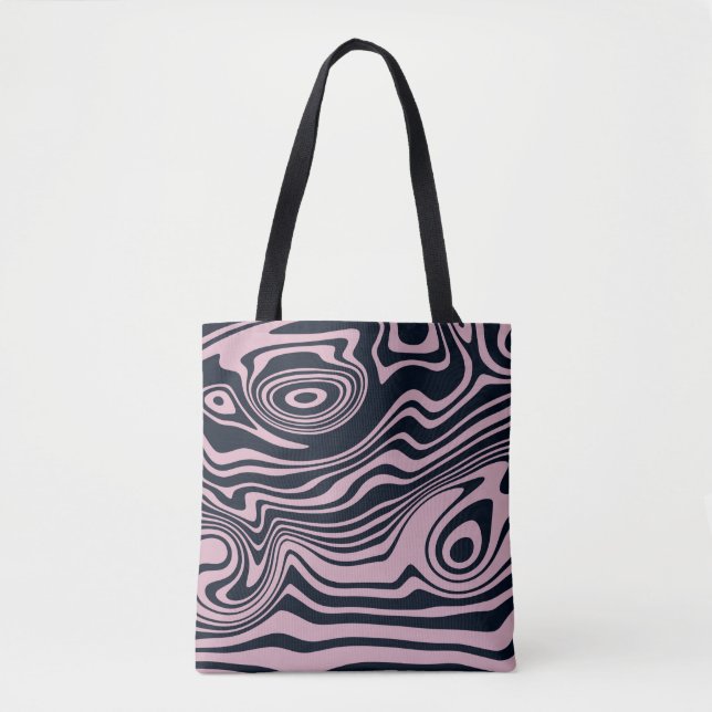 Artwork de marbre Abstrait | Sac fourre-tout (Devant)