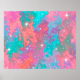 Artwork spatial Abstrait Poster