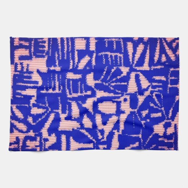 Arty Knit Design Kitchen Towel (Horizontal)