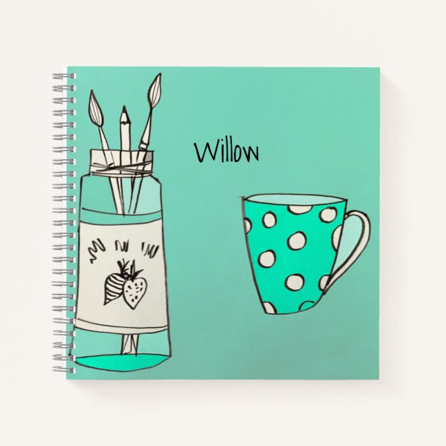 Arty Notebook 1 Customizable (Front)