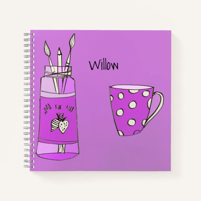 Arty Notebook 2 Customizable (Front)