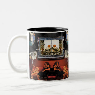 Arty Valentine Gift Collection- Decadent Noir Two-Tone Coffee Mug