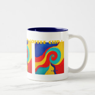 Artzy Phartzy Two-Tone Coffee Mug