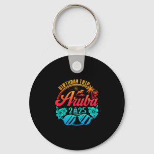 Aru Birthday Trip 2025 Cruise Vacation Birthday Pa Keychain
