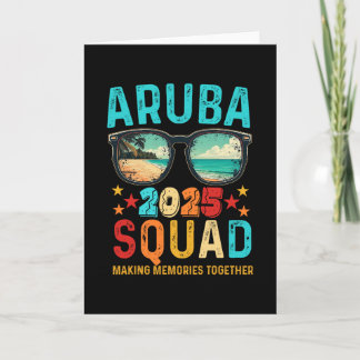 Aru Squad 2025 Vacation Friend Family Matching Gro Card