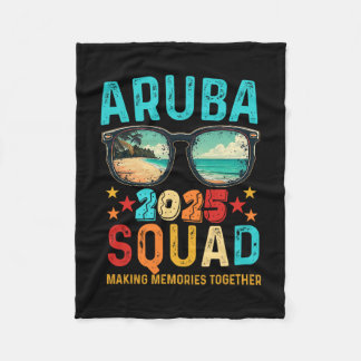 Aru Squad 2025 Vacation Friend Family Matching Gro Fleece Blanket