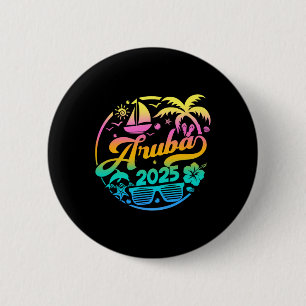 Aruba 2025 Family Vacation Beach Matching Group 2 Inch Round Button