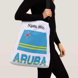Aruba and Aruban Flag Personalized Crossbody Bag