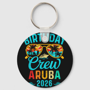 Aruba birthday crew vacation 2026 family matching keychain