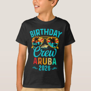 Aruba birthday crew vacation 2026 family matching T-Shirt