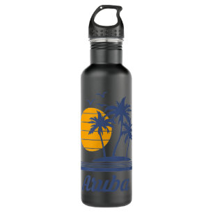 Aruba Caribbean Island Country Beach  710 Ml Water Bottle
