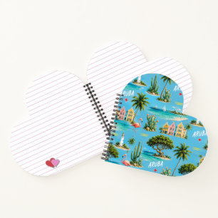 Aruba Caribbean Island lighthouse travel souvenir Notebook