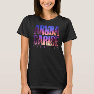 Aruba Caribe Beach Summer Vacation Matching Family T-Shirt