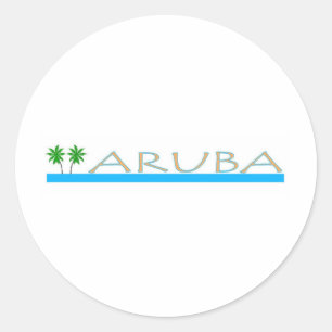 Aruba Classic Round Sticker