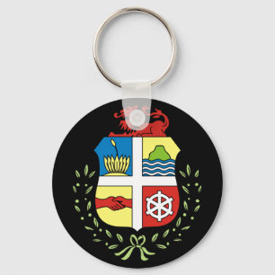 aruba coat of arms keychain