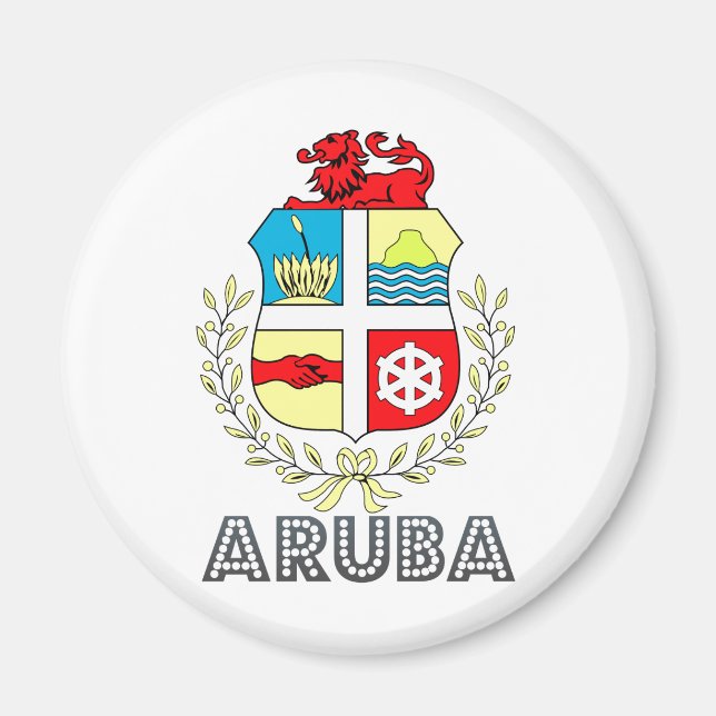 Aruba Coat of Arms Magnet (Front)