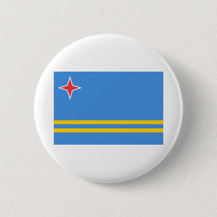 Aruba Flag 2 Inch Round Button