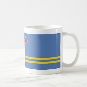 Aruba flag coffee mug