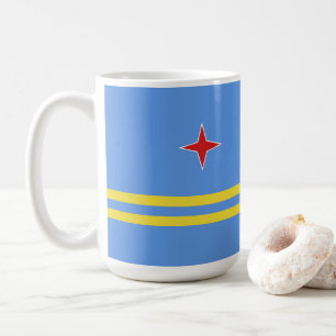 Aruba flag coffee mug
