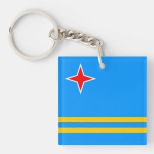 Aruba Flag  Keychain