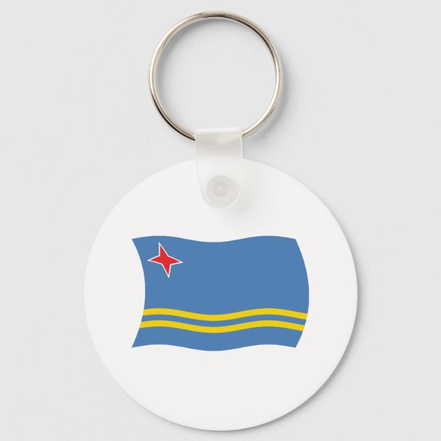 Aruba Flag Keychain (Front)