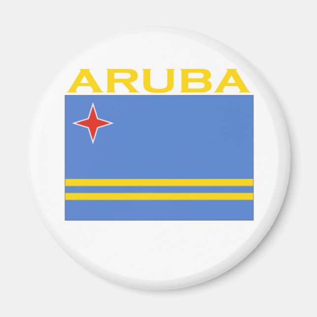 Aruba Flag Magnet (Front)
