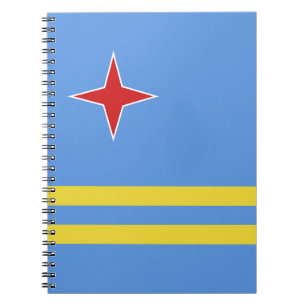 Aruba flag notebook