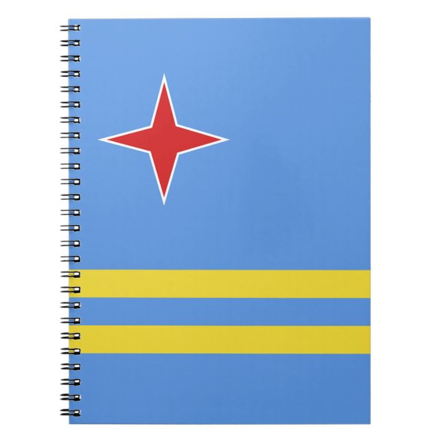 Aruba flag notebook (Front)