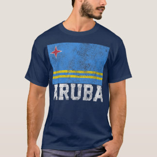 Aruba Flag Pride Roots Country Family Nation Natio T-Shirt