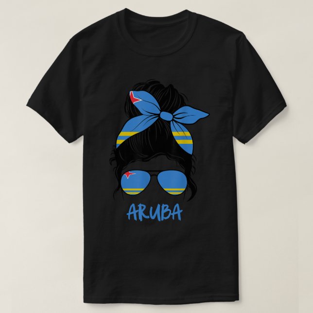 Aruba Girl Aruba girl Chica Aruba île T-shirt (Design devant)