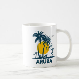Aruba Girls Trip 2025 Family Vacation Coffee Mug