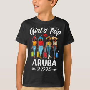 Aruba Girls Trip 2026 Birthday Graphic Art T-Shirt