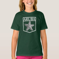 Aruba Island Design - Girls' American Apparel Fine