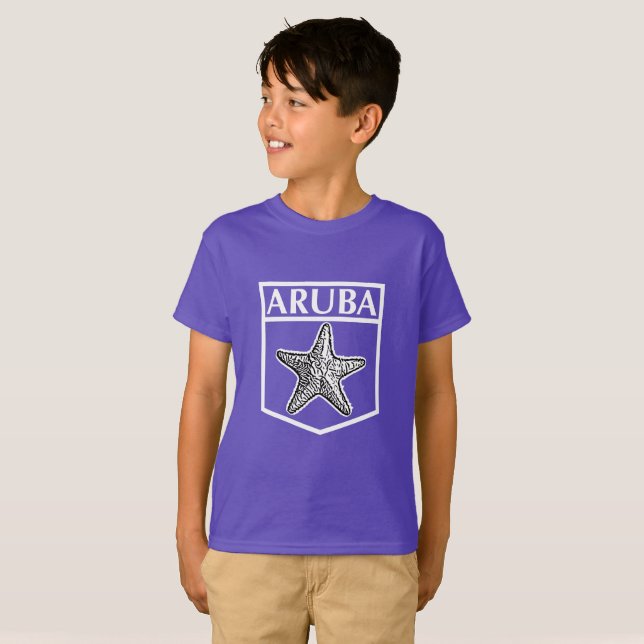 Aruba Island Design - Kids' Basic T-Shirt (Front Full)