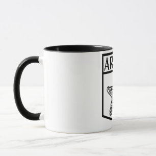 Aruba Island Design - Noir 11 oz Combo Mug