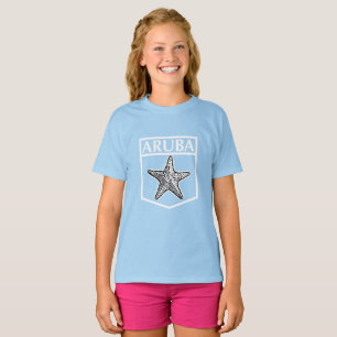 Aruba Island Design - T-shirt de base pour filles