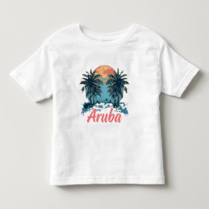 Aruba Island Design (Version 2) - Toddler Fine Jer T-shirt